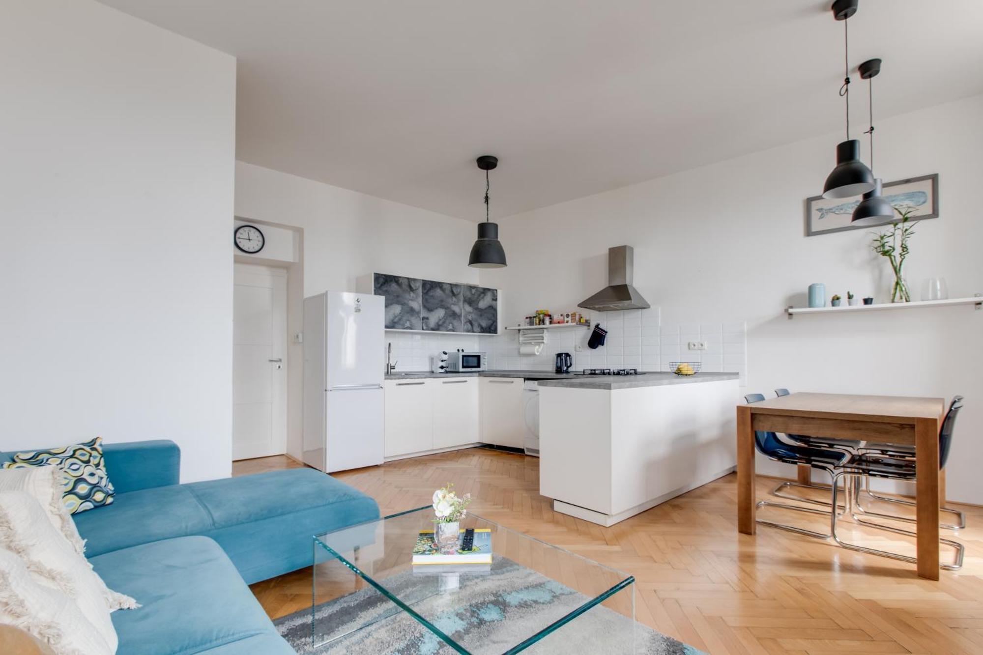 Stylish Quiet 2bds Flat Letna Park - U14 * Praga